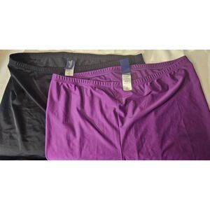 Set of 2 Swimsuits For All Woman Within Swim Bike Shorts Sz L NWOT